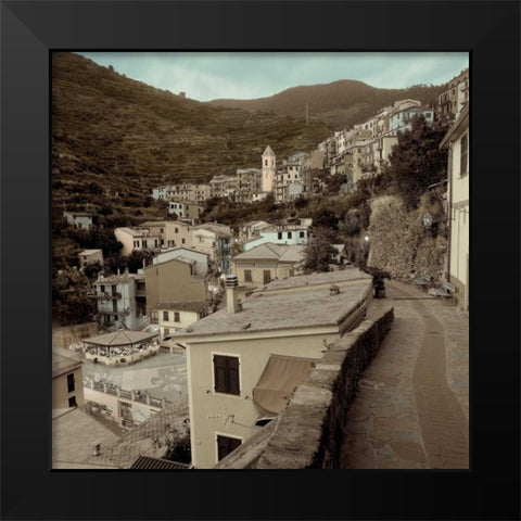 Liguria - 5 Black Modern Wood Framed Art Print by Blaustein, Alan