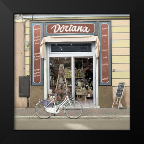 Doriana Market Black Modern Wood Framed Art Print by Blaustein, Alan