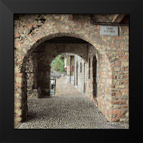 Lakeside Portal Black Modern Wood Framed Art Print by Blaustein, Alan