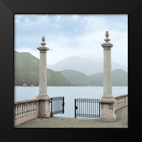 Harbor Garden Gates - 2 Black Modern Wood Framed Art Print by Blaustein, Alan