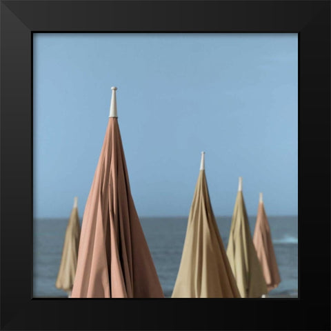 Grossetto Parasol - 2 Black Modern Wood Framed Art Print by Blaustein, Alan