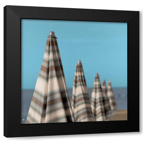 Grossetto Parasol - 3 Black Modern Wood Framed Art Print with Double Matting by Blaustein, Alan