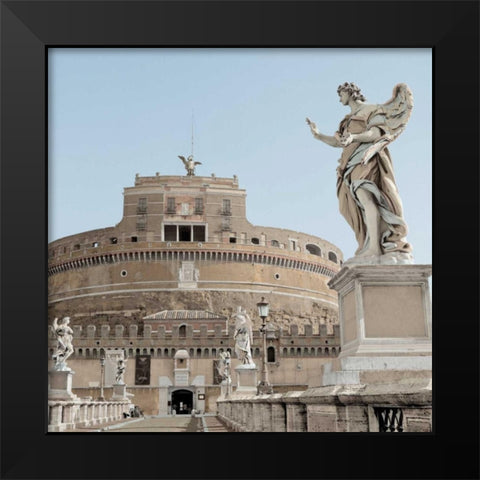 Castel SantAngelo - 1 Black Modern Wood Framed Art Print by Blaustein, Alan
