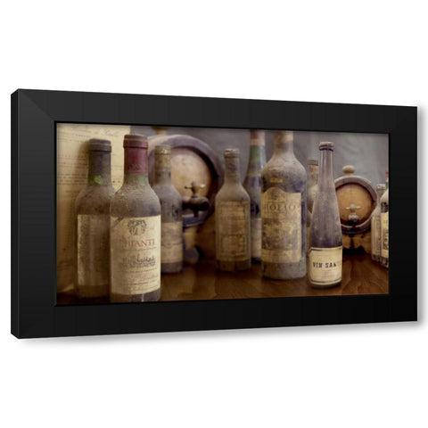 Enoteca Cortona - 5 Black Modern Wood Framed Art Print with Double Matting by Blaustein, Alan