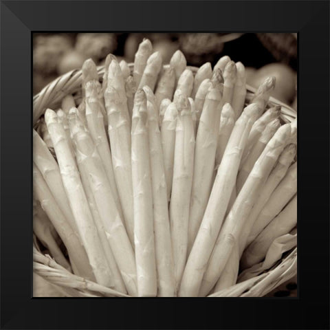 Marketplace - 24 Black Modern Wood Framed Art Print by Blaustein, Alan