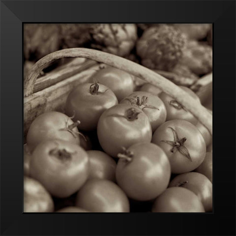 Marketplace - 23 Black Modern Wood Framed Art Print by Blaustein, Alan