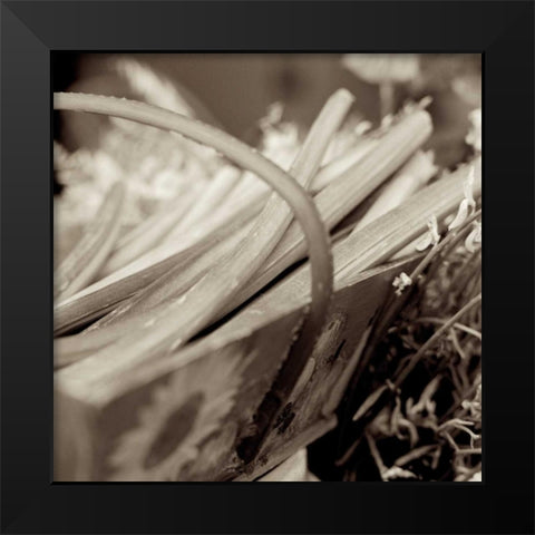 Marketplace - 22 Black Modern Wood Framed Art Print by Blaustein, Alan