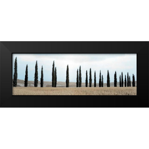 Val dÃ¢â‚¬â„¢Orcia Pano - 5 Black Modern Wood Framed Art Print by Blaustein, Alan