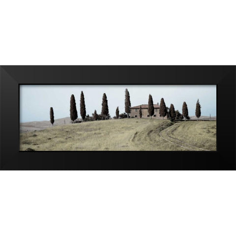 Val dÃ¢â‚¬â„¢Orcia Pano - 1 Black Modern Wood Framed Art Print by Blaustein, Alan