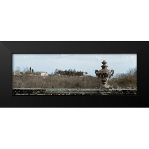 Veneto Giardini Pano - 1 Black Modern Wood Framed Art Print by Blaustein, Alan