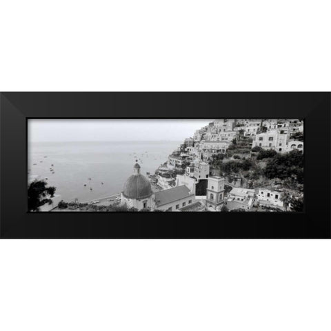 Positano - 1 Black Modern Wood Framed Art Print by Blaustein, Alan
