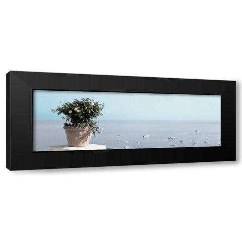 Positano Pano - 2 Black Modern Wood Framed Art Print by Blaustein, Alan