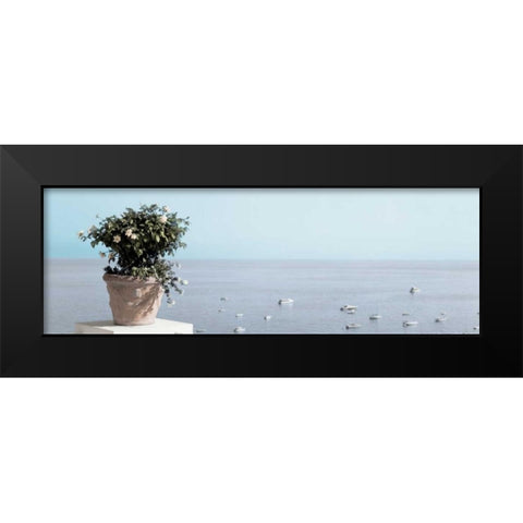 Positano Pano - 2 Black Modern Wood Framed Art Print by Blaustein, Alan