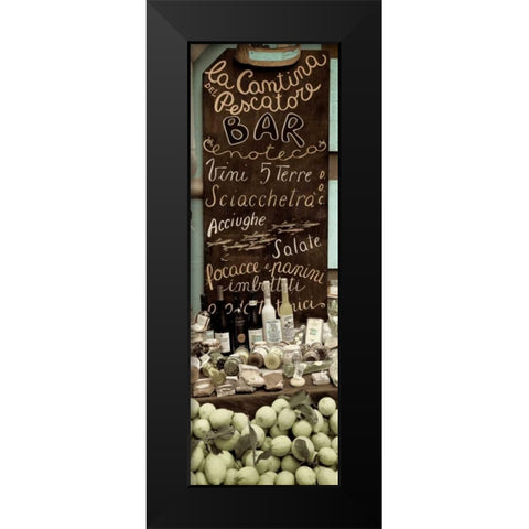 Marketplace - 44 Black Modern Wood Framed Art Print by Blaustein, Alan