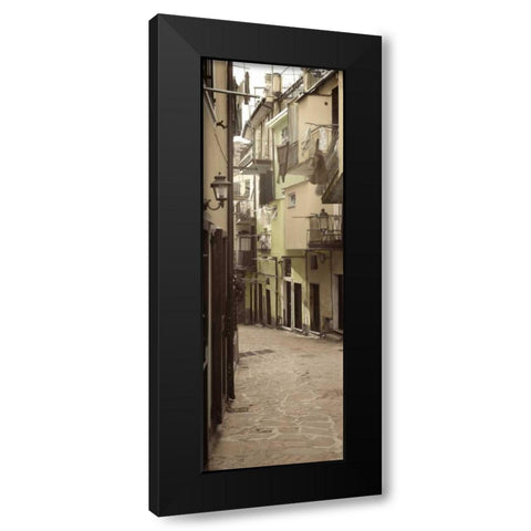 Liguria - 6 Black Modern Wood Framed Art Print with Double Matting by Blaustein, Alan