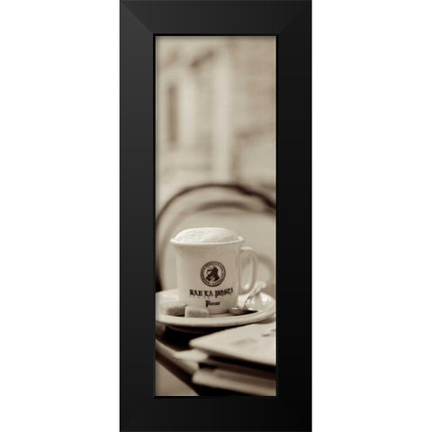 Tuscany Caffe - 5 Black Modern Wood Framed Art Print by Blaustein, Alan