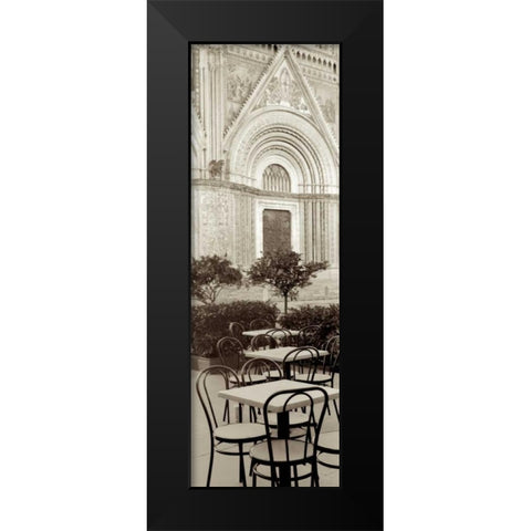 Orvieto Caffe - 1 Black Modern Wood Framed Art Print by Blaustein, Alan
