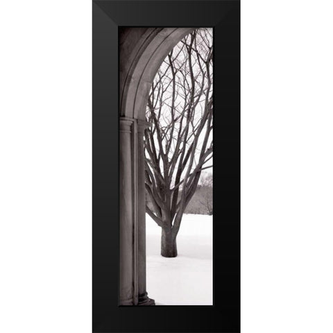 Hampton Winter Arch Black Modern Wood Framed Art Print by Blaustein, Alan
