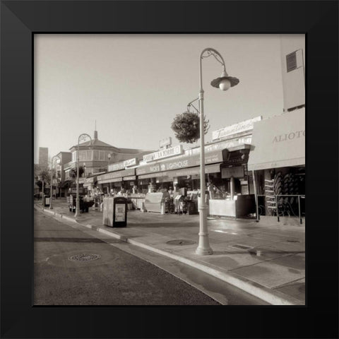 Fishermans Wharf - 2 Black Modern Wood Framed Art Print by Blaustein, Alan