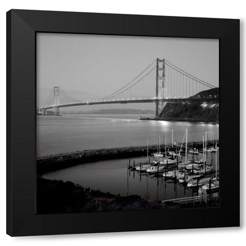 Golden Gate Bridge - 31 Black Modern Wood Framed Art Print with Double Matting by Blaustein, Alan