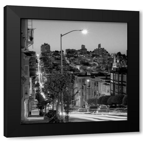 San Francisco Skyline - 2 Black Modern Wood Framed Art Print by Blaustein, Alan
