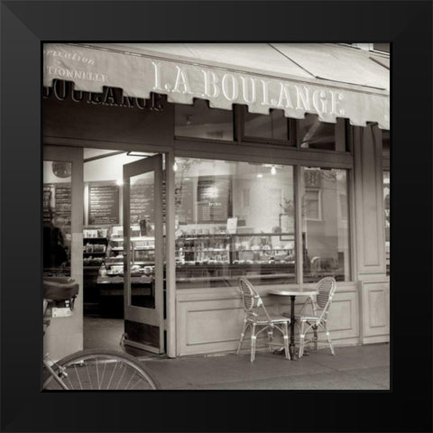 La Boulange - 1 Black Modern Wood Framed Art Print by Blaustein, Alan