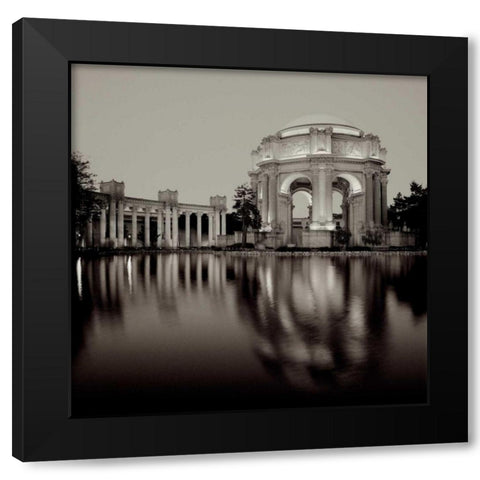 Palace Of Fine Arts - 3 Black Modern Wood Framed Art Print by Blaustein, Alan