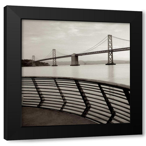 Bay Bridge - 3 Black Modern Wood Framed Art Print by Blaustein, Alan