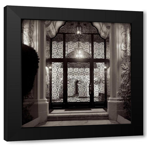 Broadway Portico - 1 Black Modern Wood Framed Art Print by Blaustein, Alan