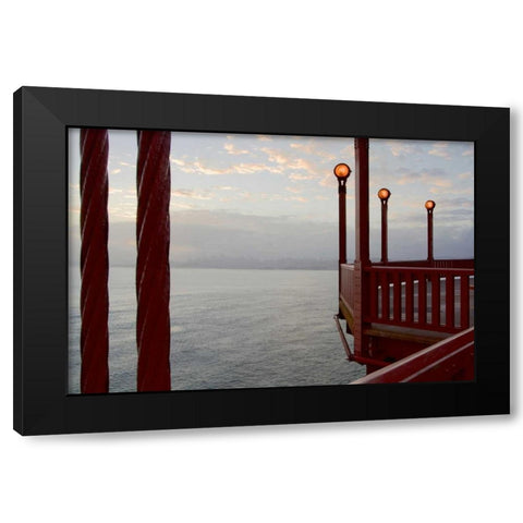 Golden Gate Bridge - 42 Black Modern Wood Framed Art Print with Double Matting by Blaustein, Alan