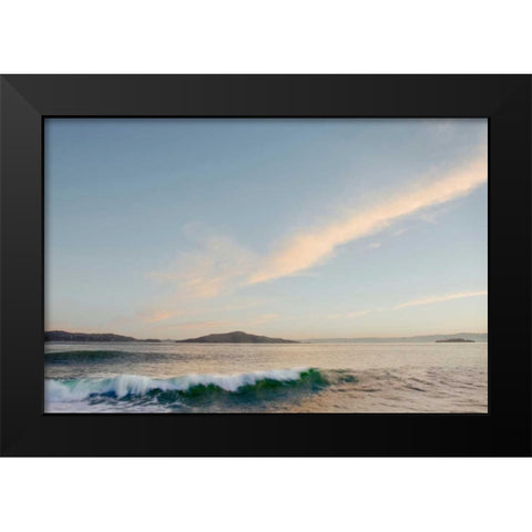 SF Bay - 2 Black Modern Wood Framed Art Print by Blaustein, Alan