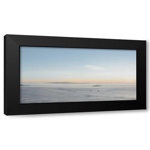 Bay Pano - 117 Black Modern Wood Framed Art Print by Blaustein, Alan