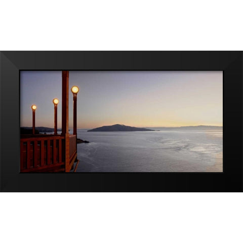 Golden Gate Bridge - 38 Black Modern Wood Framed Art Print by Blaustein, Alan
