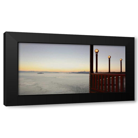 Golden Gate Bridge - 39 Black Modern Wood Framed Art Print with Double Matting by Blaustein, Alan
