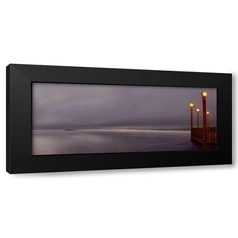 Golden Gate Bridge Pano - 128 Black Modern Wood Framed Art Print with Double Matting by Blaustein, Alan
