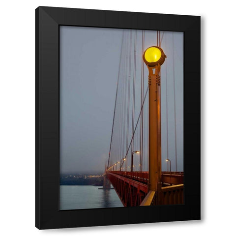 Golden Gate Bridge - 50 Black Modern Wood Framed Art Print with Double Matting by Blaustein, Alan