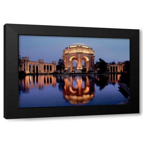 Palace of Fine Arts - 102 Black Modern Wood Framed Art Print with Double Matting by Blaustein, Alan