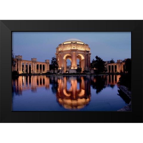 Palace of Fine Arts - 102 Black Modern Wood Framed Art Print by Blaustein, Alan