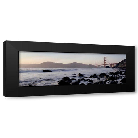 Marshall Beach Pano - 1 Black Modern Wood Framed Art Print by Blaustein, Alan