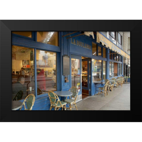 La Boulange - 138 Black Modern Wood Framed Art Print by Blaustein, Alan