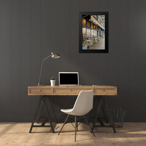La Boulange - 139 Black Modern Wood Framed Art Print by Blaustein, Alan