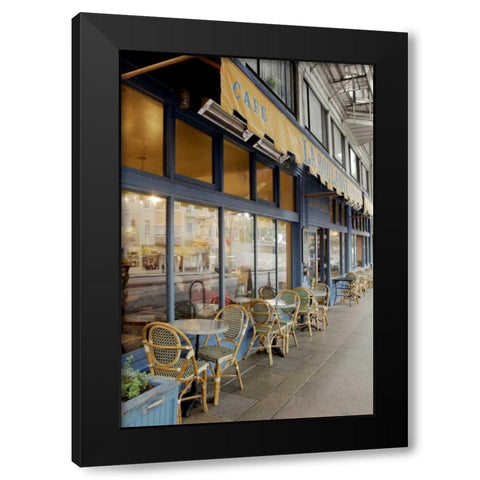 La Boulange - 139 Black Modern Wood Framed Art Print by Blaustein, Alan