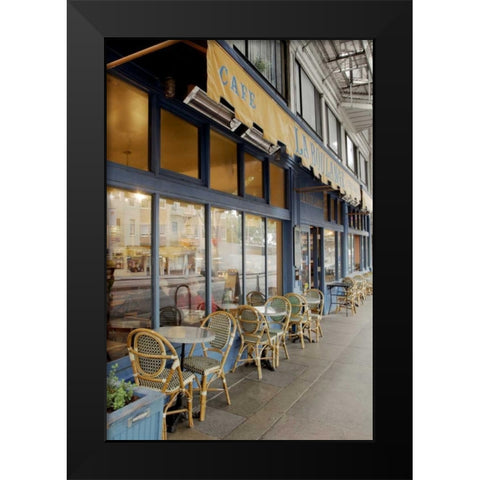 La Boulange - 139 Black Modern Wood Framed Art Print by Blaustein, Alan