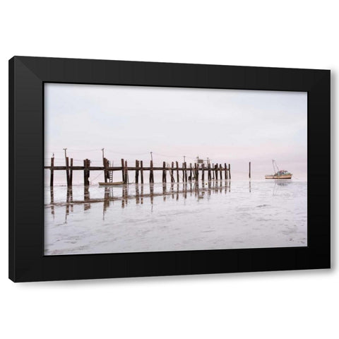 Antique Pier - 103 Black Modern Wood Framed Art Print by Blaustein, Alan
