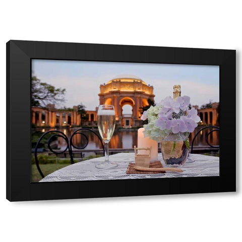 Dream Cafe Palace Of Fine Art - 23 Black Modern Wood Framed Art Print by Blaustein, Alan