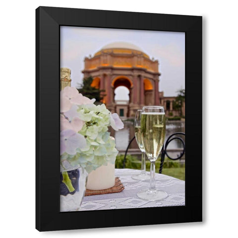 Dream Cafe Palace Of Fine Art - 24 Black Modern Wood Framed Art Print by Blaustein, Alan