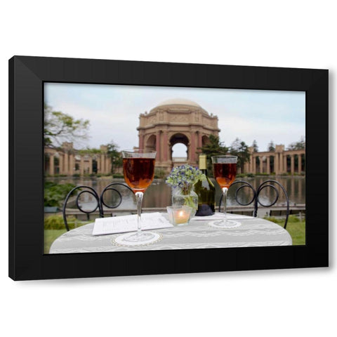 Dream Cafe Palace Of Fine Art - 25 Black Modern Wood Framed Art Print with Double Matting by Blaustein, Alan