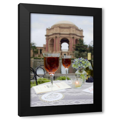 Dream Cafe Palace Of Fine Art - 26 Black Modern Wood Framed Art Print with Double Matting by Blaustein, Alan