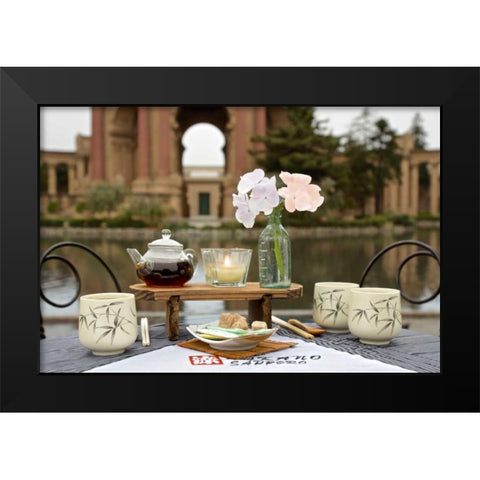 Dream Cafe Palace Of Fine Art - 27 Black Modern Wood Framed Art Print by Blaustein, Alan