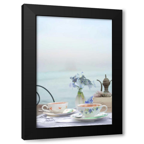 Dream Cafe Golden Gate Bridge - 61 Black Modern Wood Framed Art Print with Double Matting by Blaustein, Alan